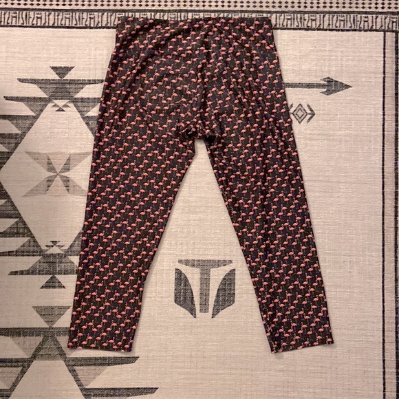 Anthropologie Flamingo Print 🦩 Leggings (S/M) - Picture 4 of 7
